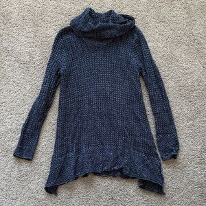 Eight Eight Eight Navy Turtleneck Sweater